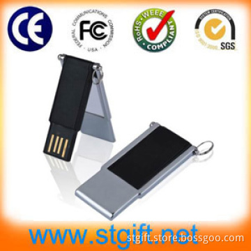 2014 OEM Printing Logo Service Brand Metal Mini Flash Memory USB Flash Drive (J-Q001)